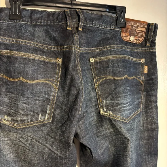 Dolce & Gabbana Men's Relaxed Fit Distressed Jeans - Dark Blue